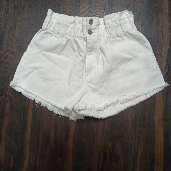 PacSun High Waist White Casual Shorts‎ - Picture 1 of 5